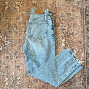 Madewell Perfect Vintage Straight Jean - cropped